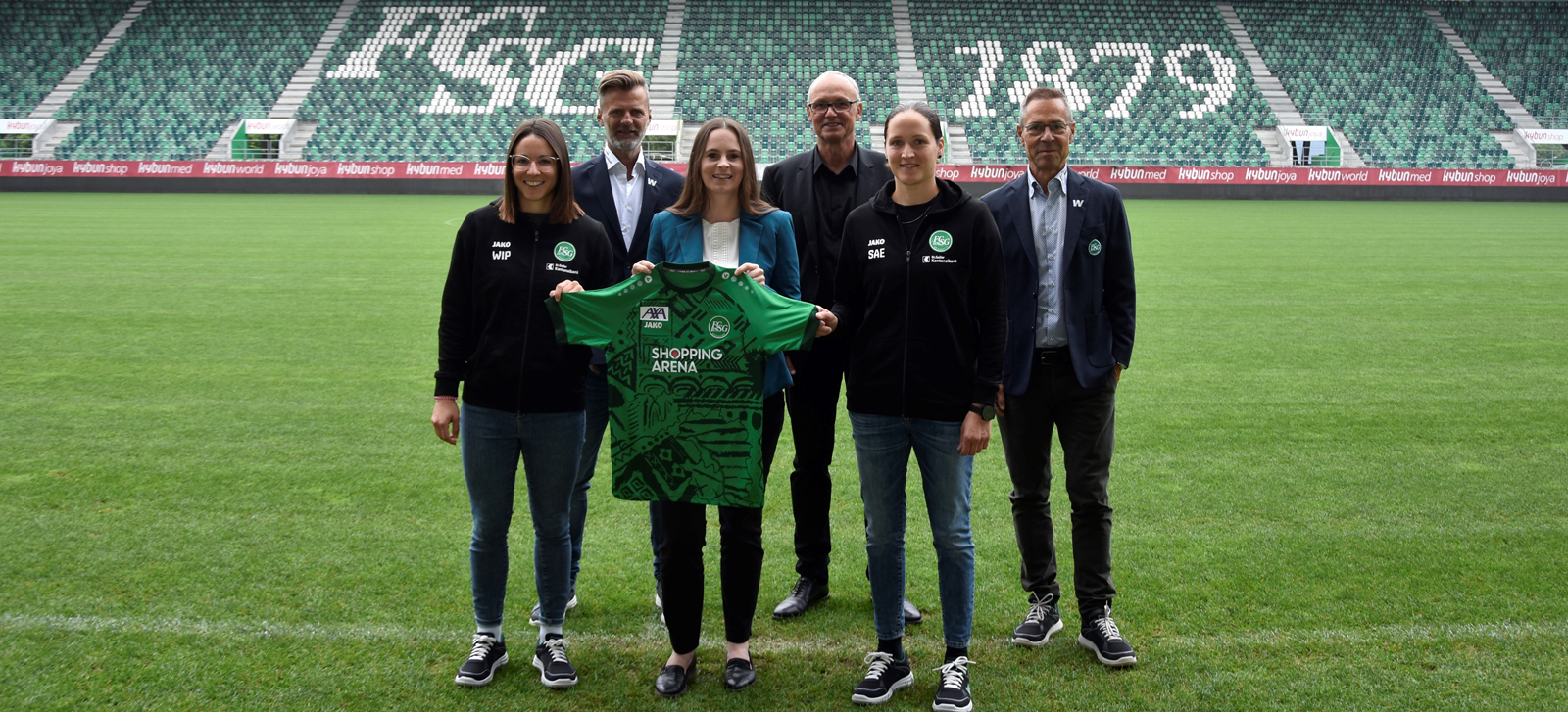 Die Shopping Arena Ist Neue Hauptsponsorin Des Fc St Gallen Staad Sportjack Ch