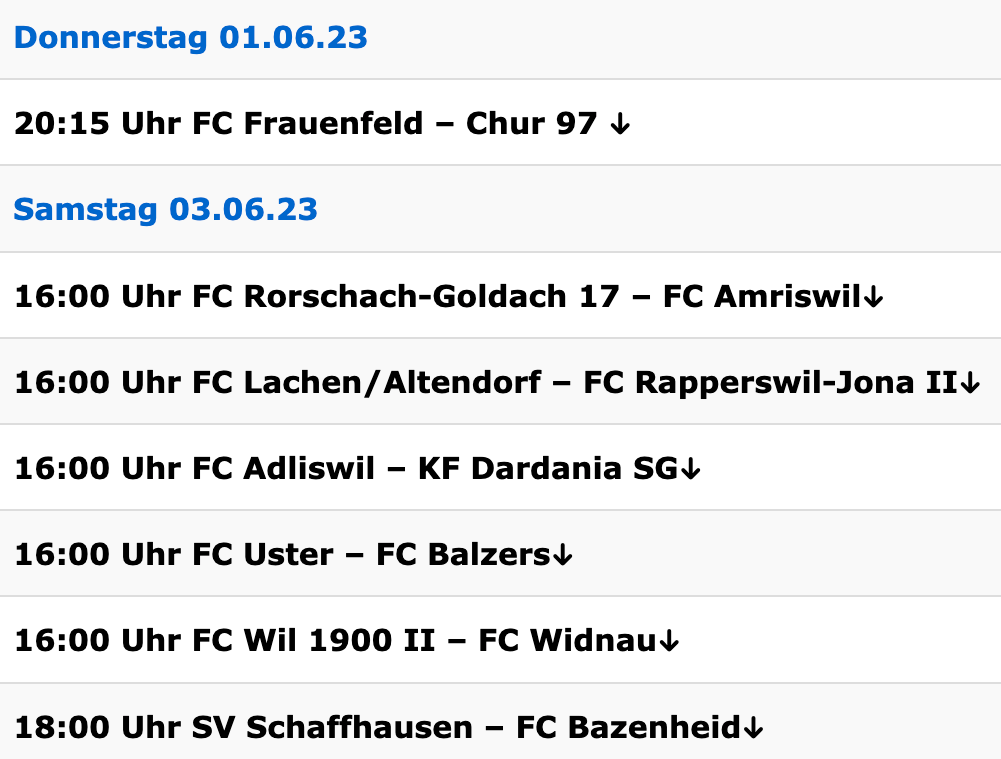 Live Ticker Fahrplan SportJack.ch